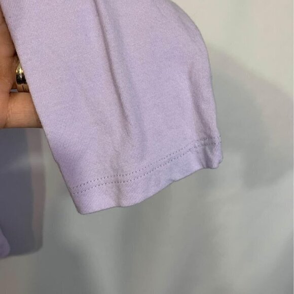 PUMA Pastel Purple Long Sleeve Hooded T-shirt. Girls Size 8. New Condition. - Picture 4 of 6